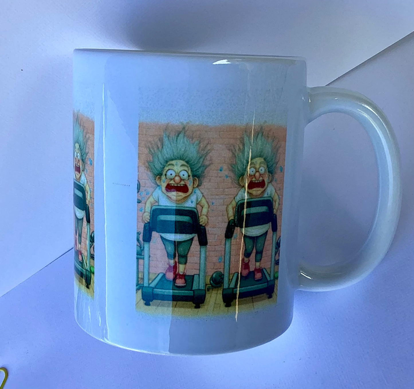 Coffee Cup - Old Ladies Puffing