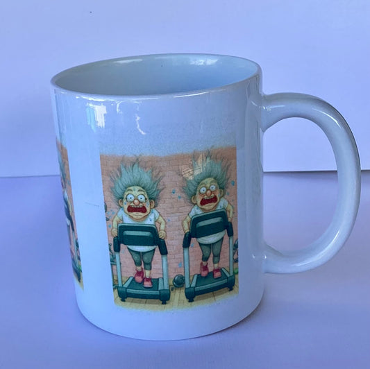 Coffee Cup - Old Ladies Puffing