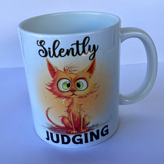 Coffee Cup - Silently Judging