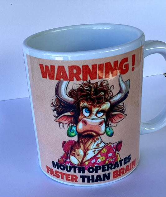 Coffee Cup - Warning My Mouth Operates