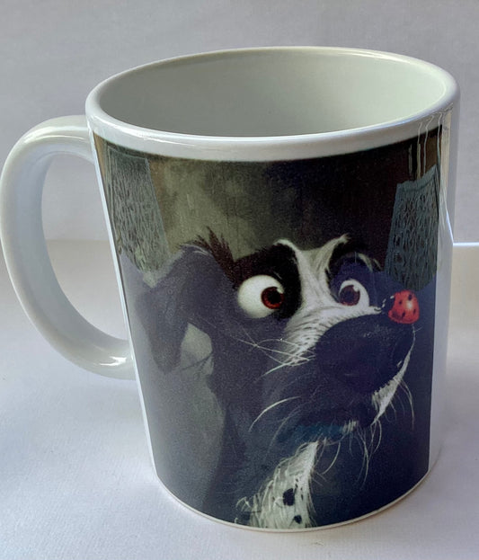 Coffee Cup - Dog with Beetle
