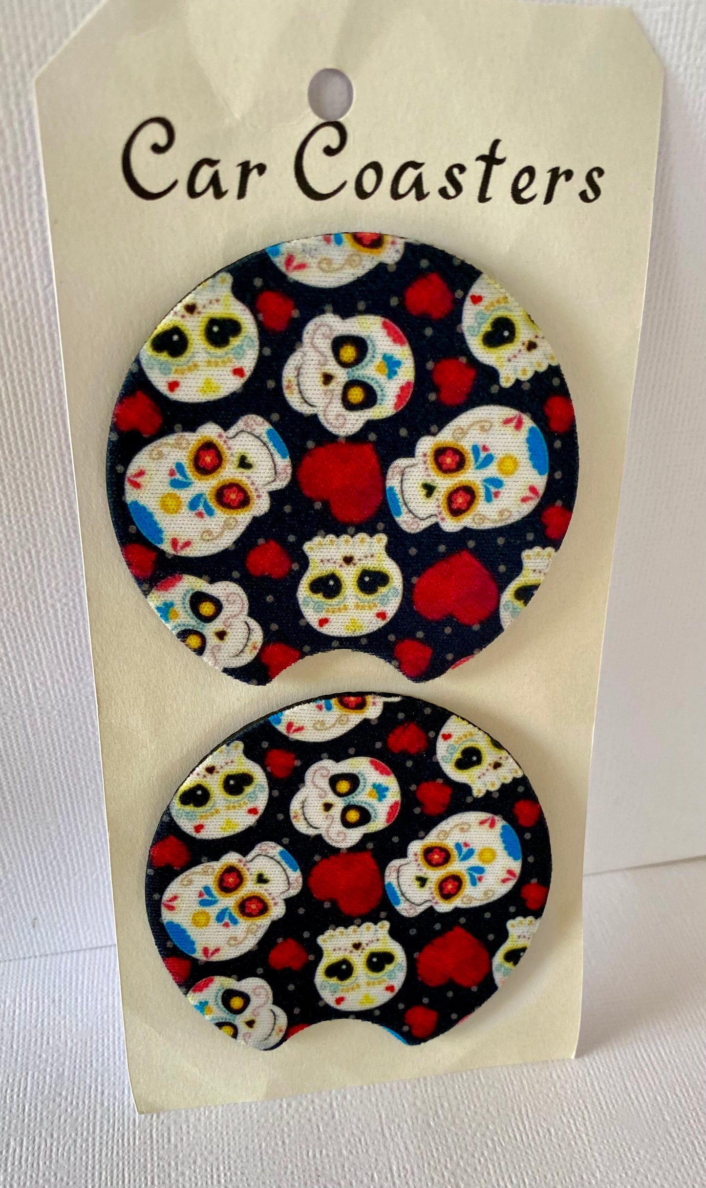 Car Coasters - Skeletons Multi