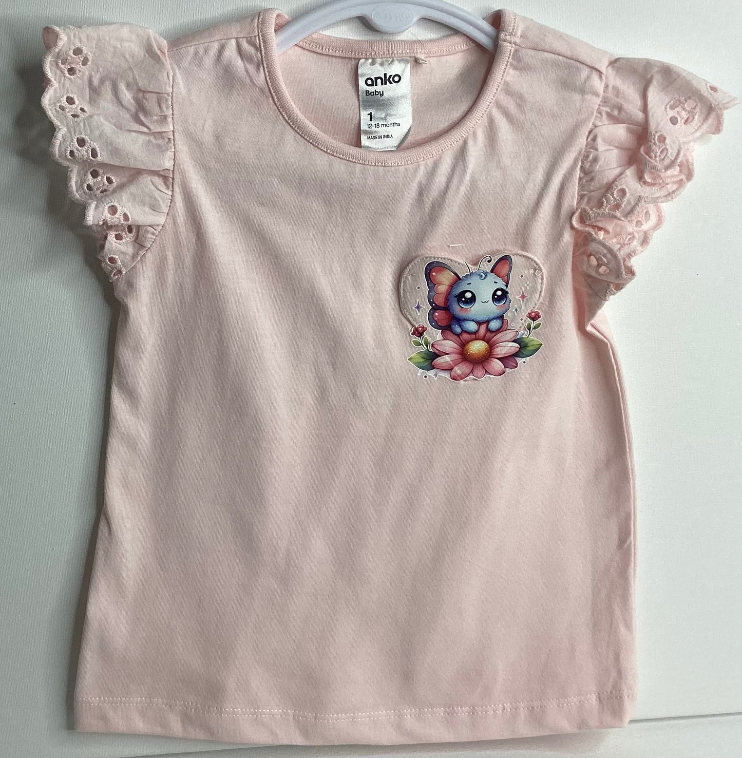 Child Short Sleeve T Shirt Fairy Bug