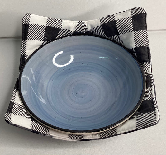 Microwave Bowl Cosy Black & White