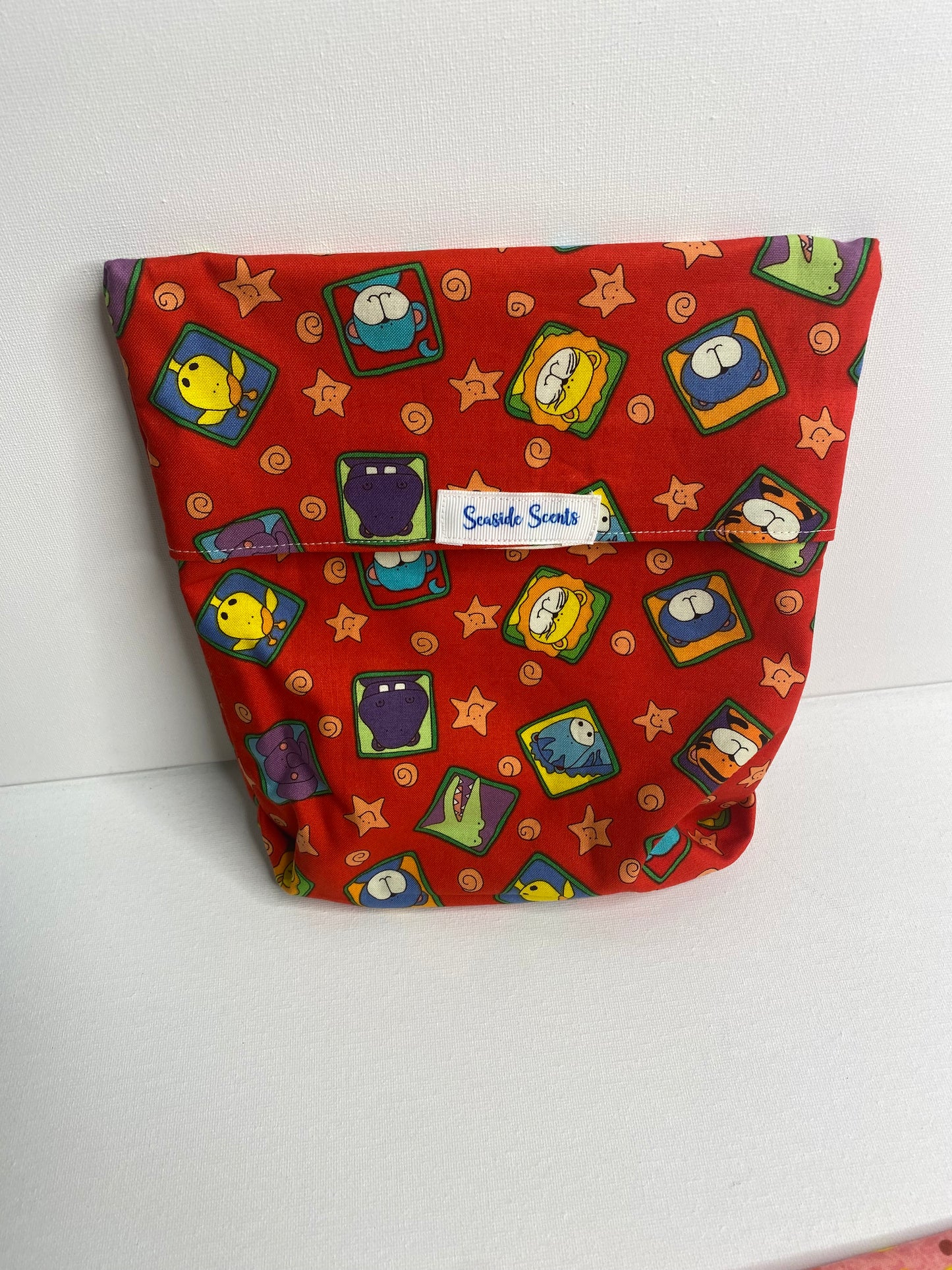 Microwave Popcorn Bag - Boxed Animals