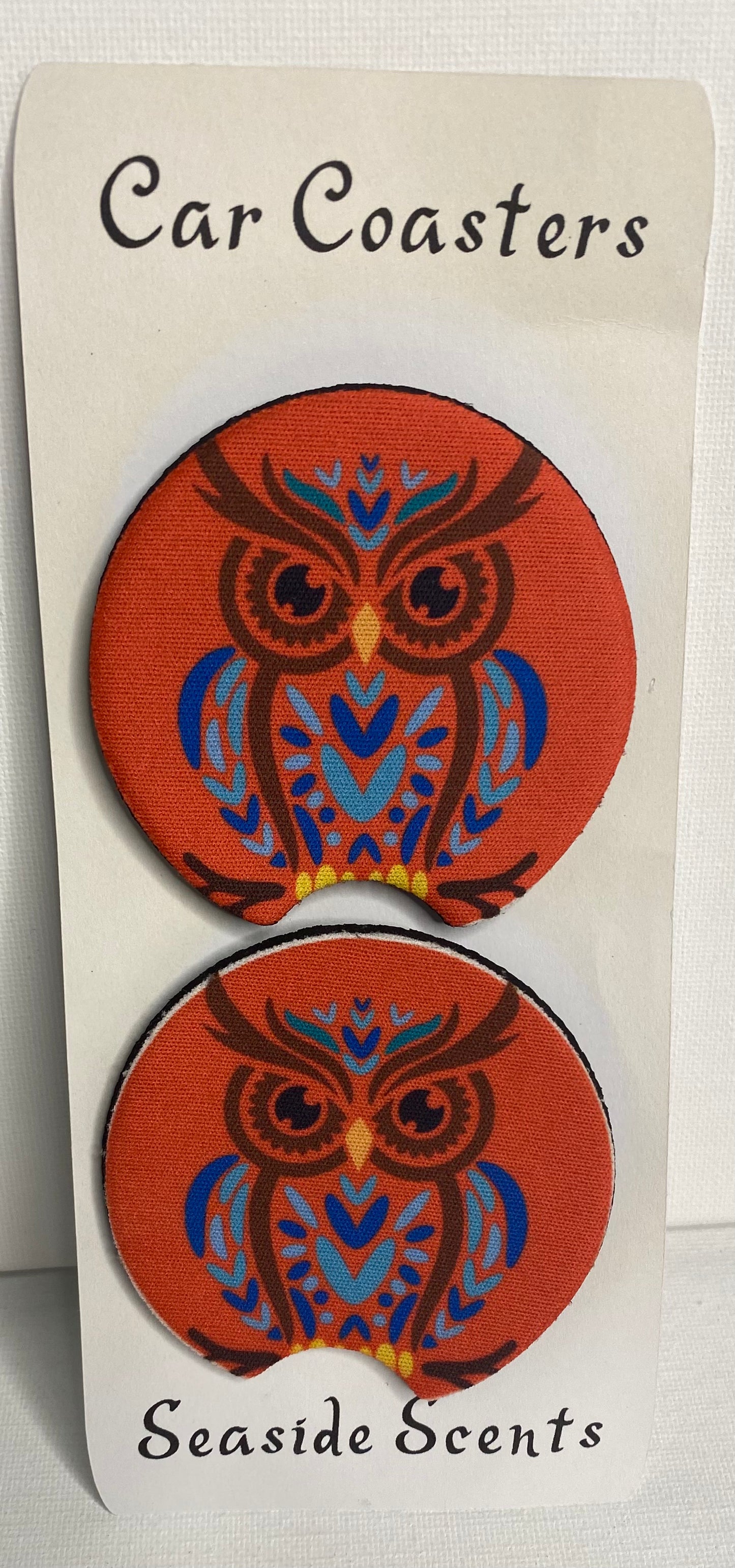 Car Coasters - Owl