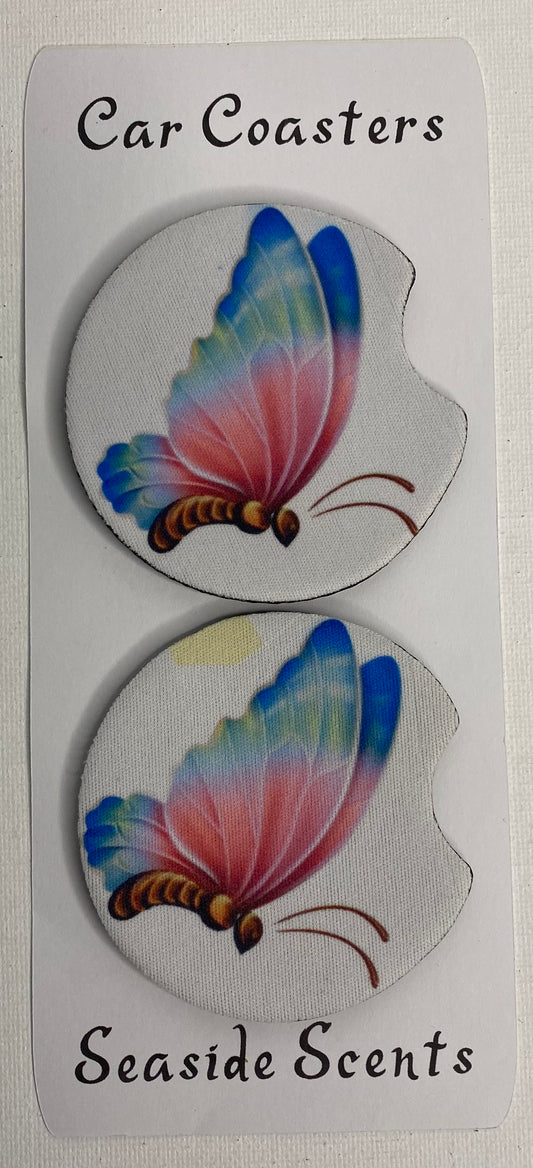 Car Coasters - Butterfly