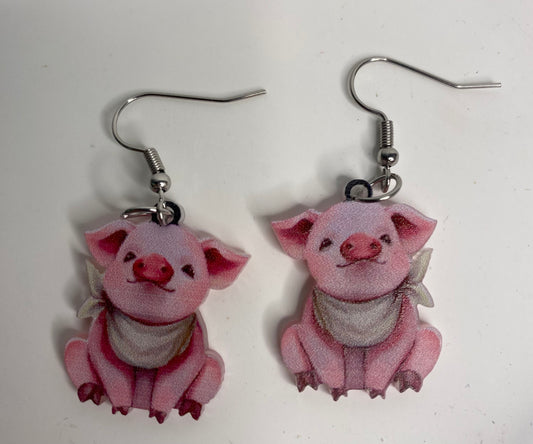 Earrings -Piggy