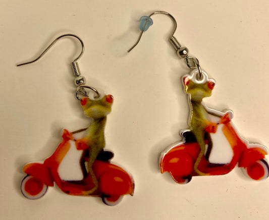 Earrings -Gecko