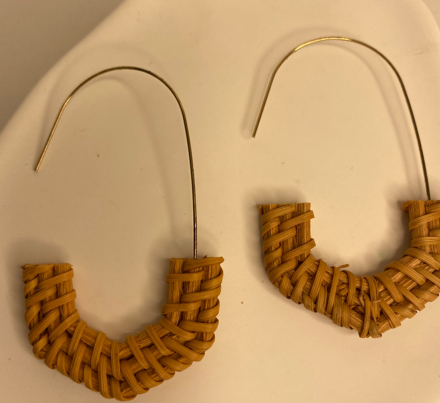 Earrings -Large Hoop 1/2 Circle