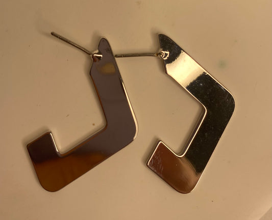 Earrings -Silver Shapes