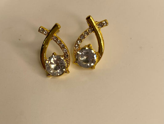 Earrings - Diamond Horseshoe