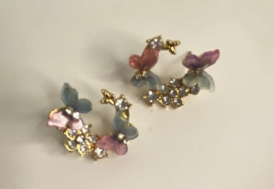 Earrings - Butterfly Arc