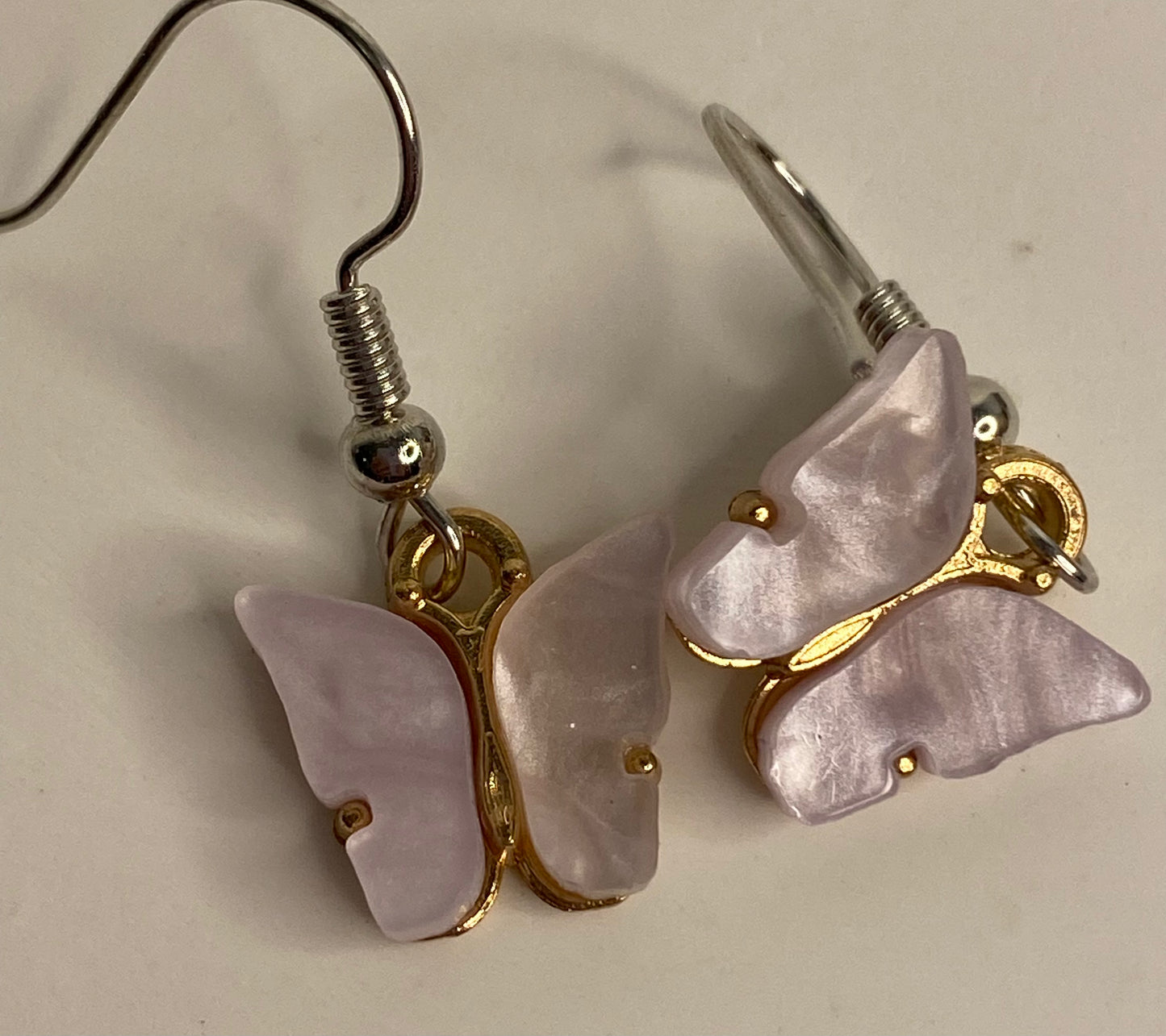 Earrings -Butterfly Small Pink