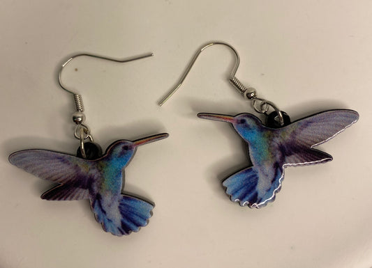 Earrings -Flying Small Bird