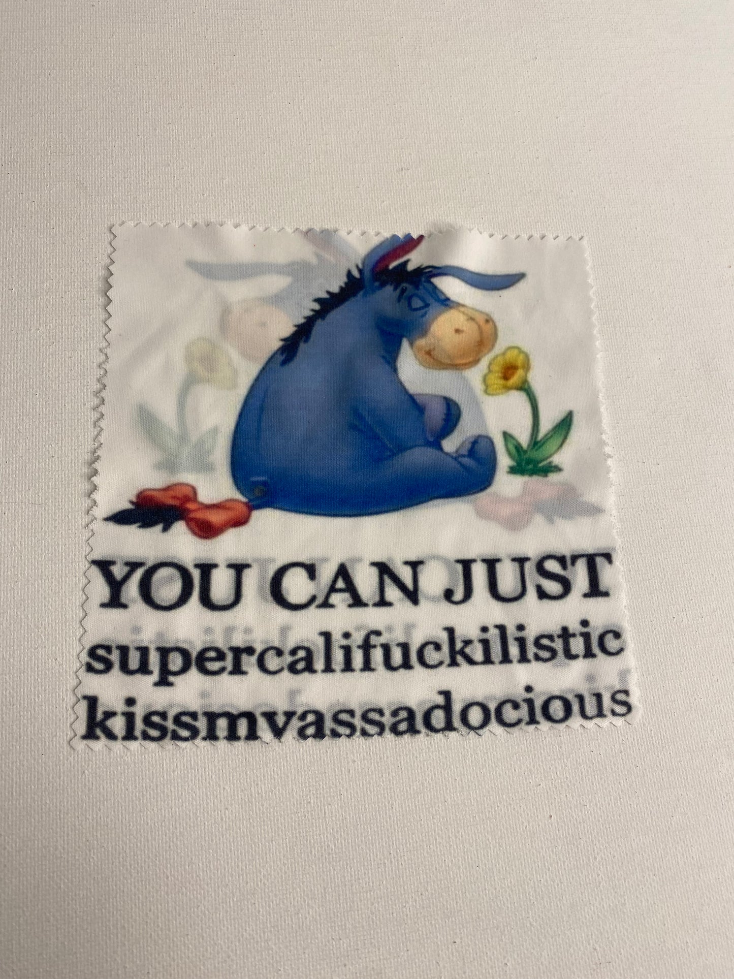 Eye Glasses Cleaning Cloth Donkey