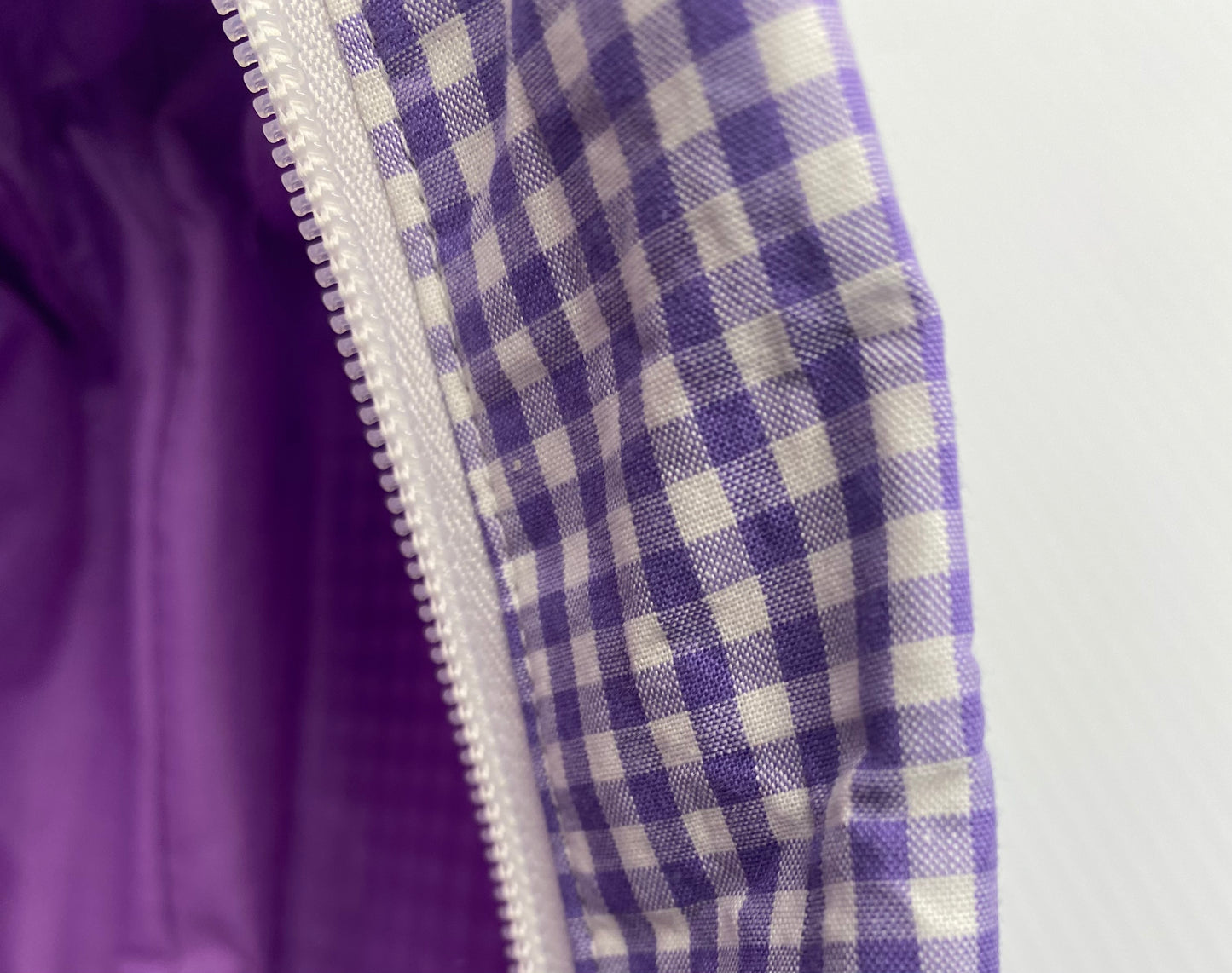 Everyday Bags -Purple and White Check