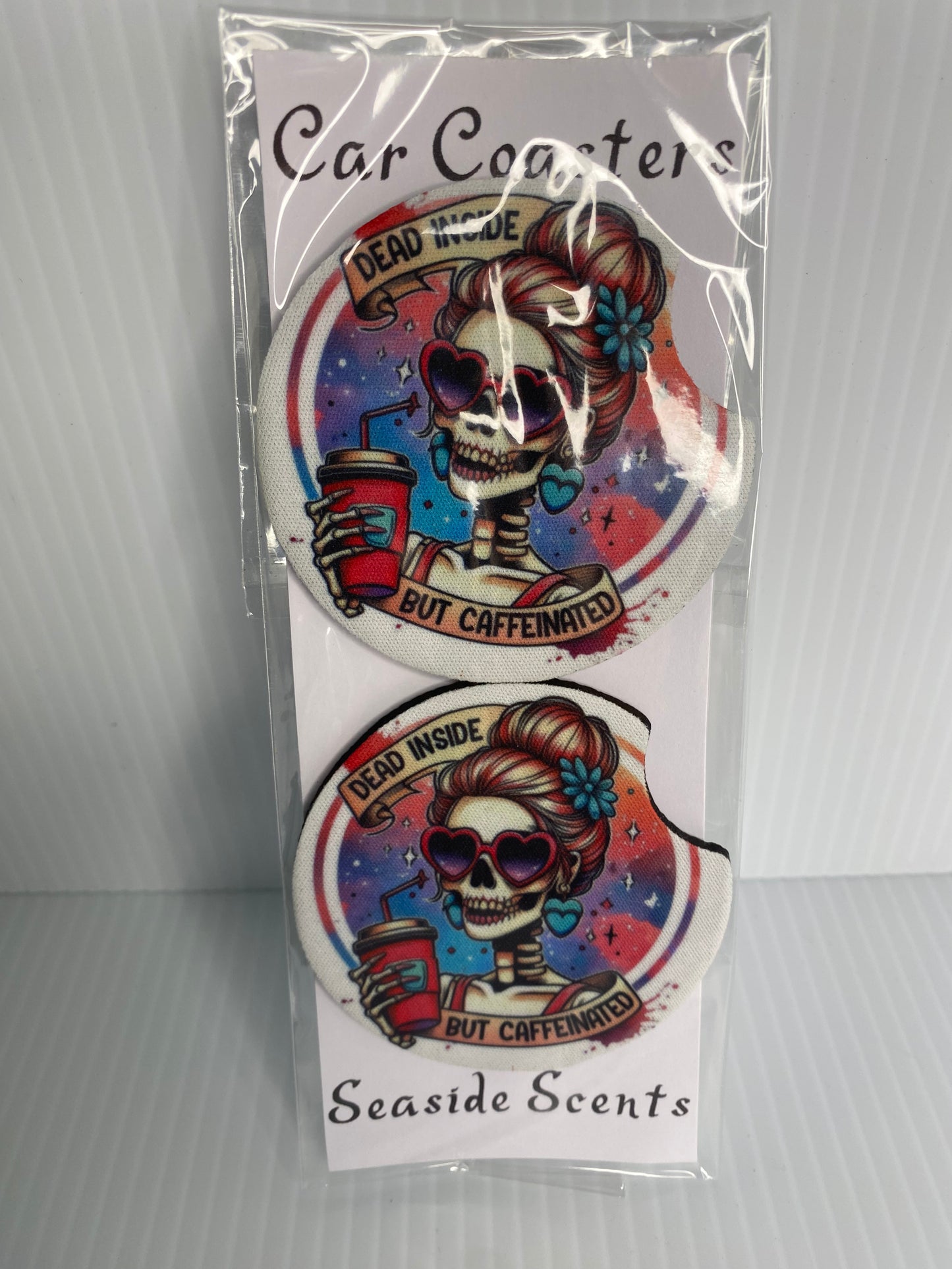 Car Coasters Dead Inside