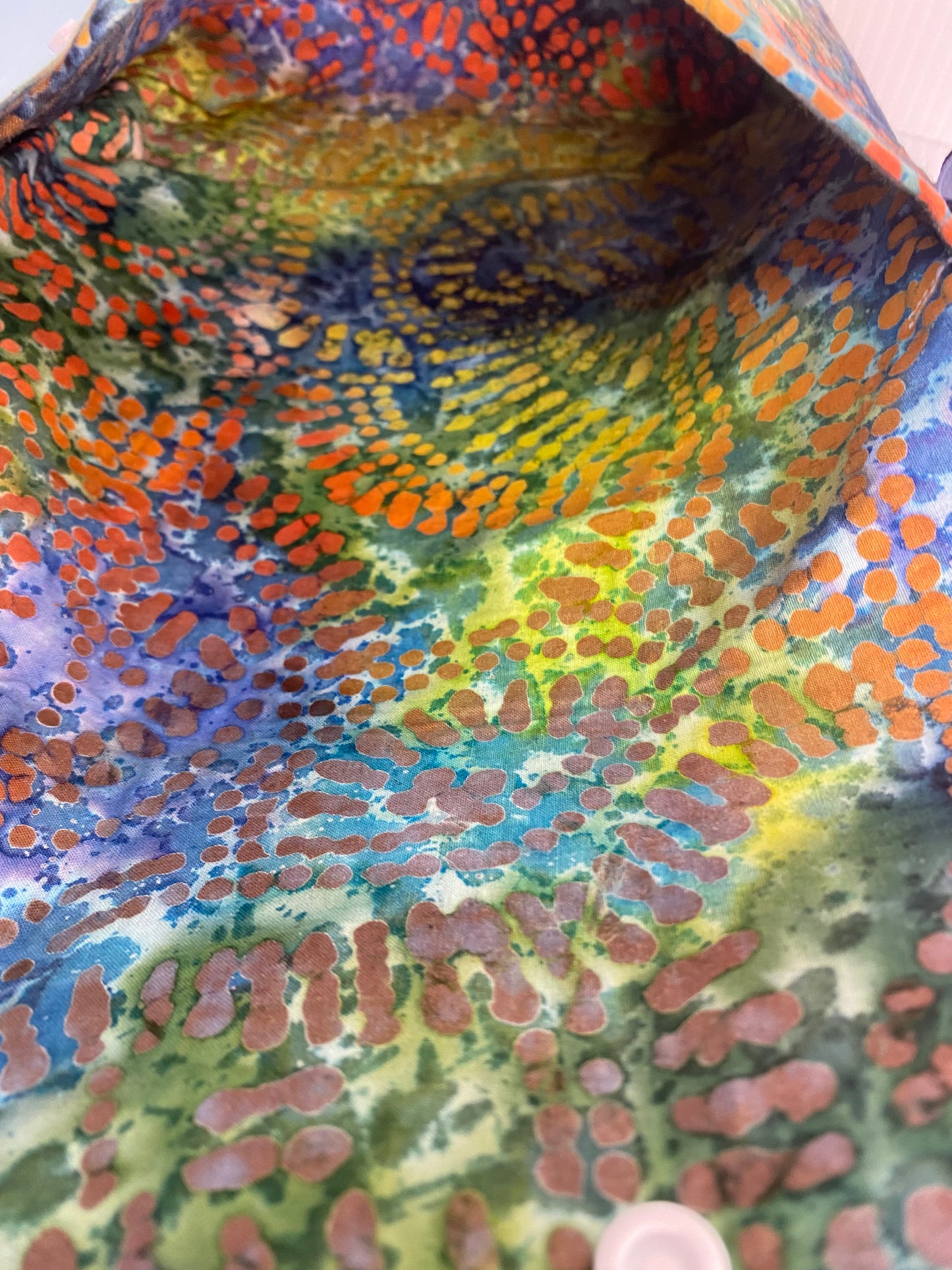 Cross Body Bag - Tie Die. Cotton Material