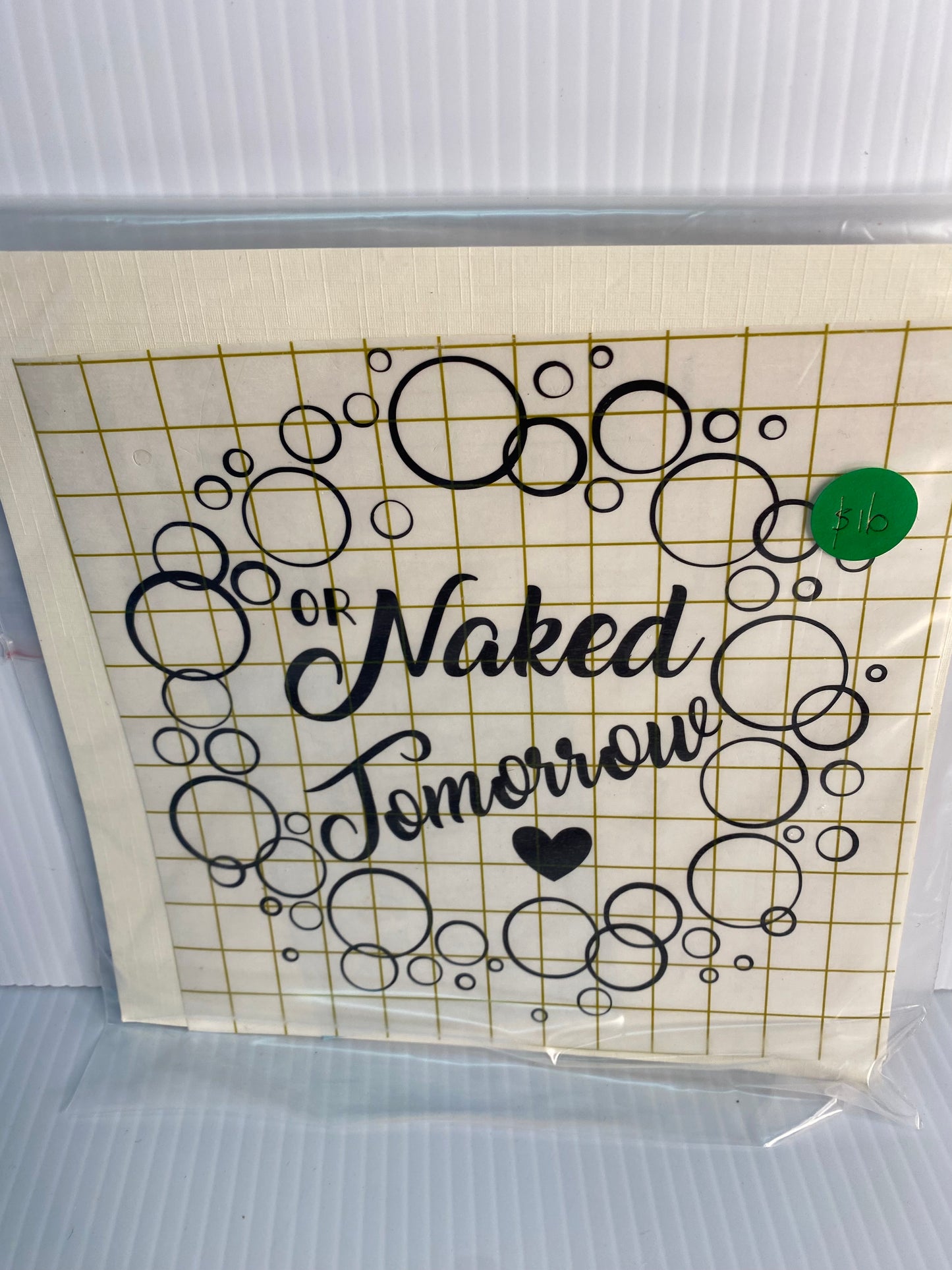 Decal- 2 Decals Saying - Laundry Today- Or Naked Tomorrow