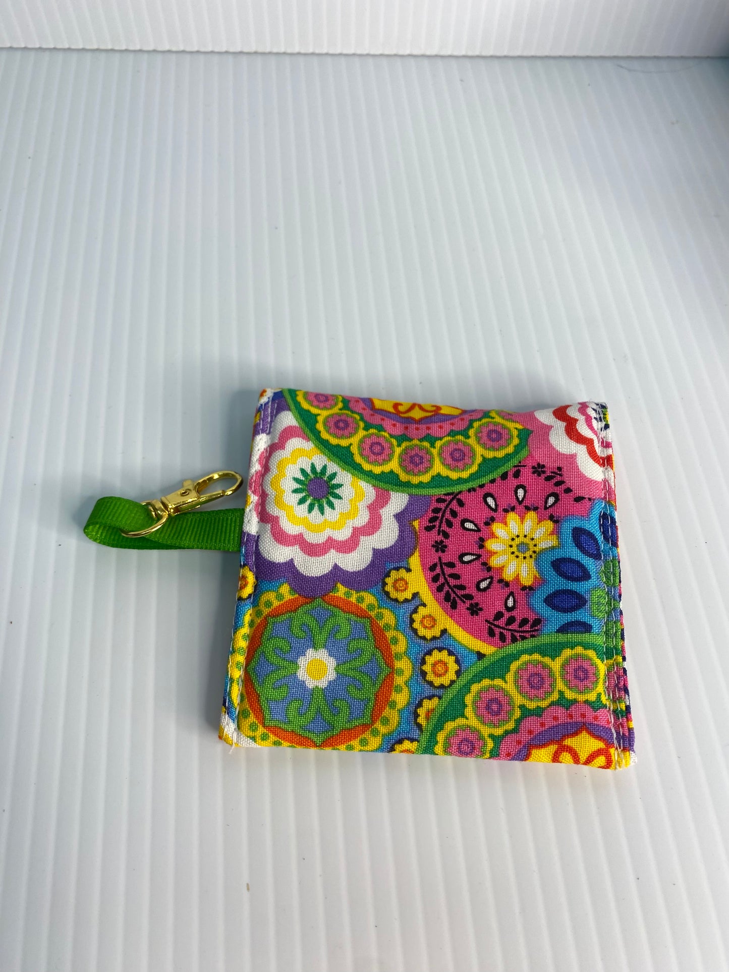 Large Ear Bud Pouch - Round Multicolours