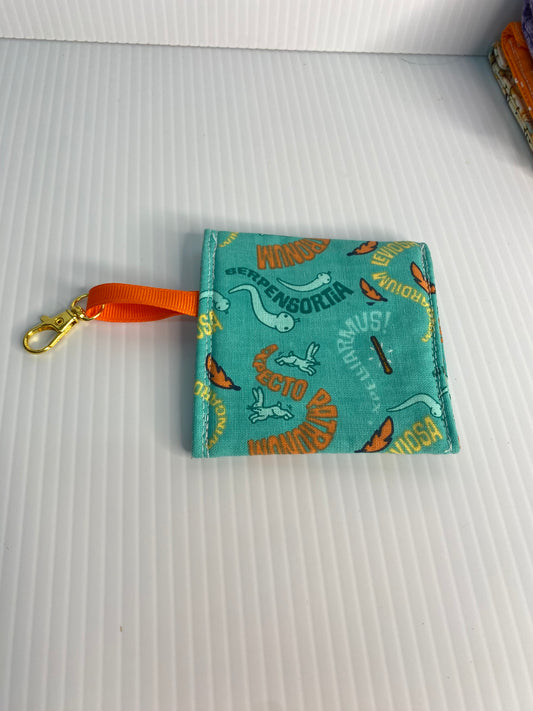Large Ear Bud Pouch - Rabbit and Snake