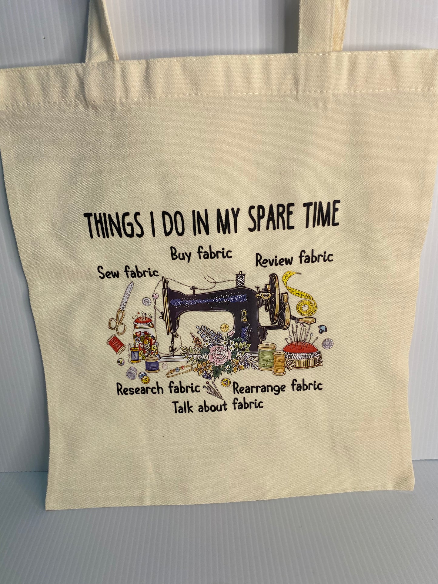 Tote Bag - Sublimated Design, Things I Do In My Spare Time