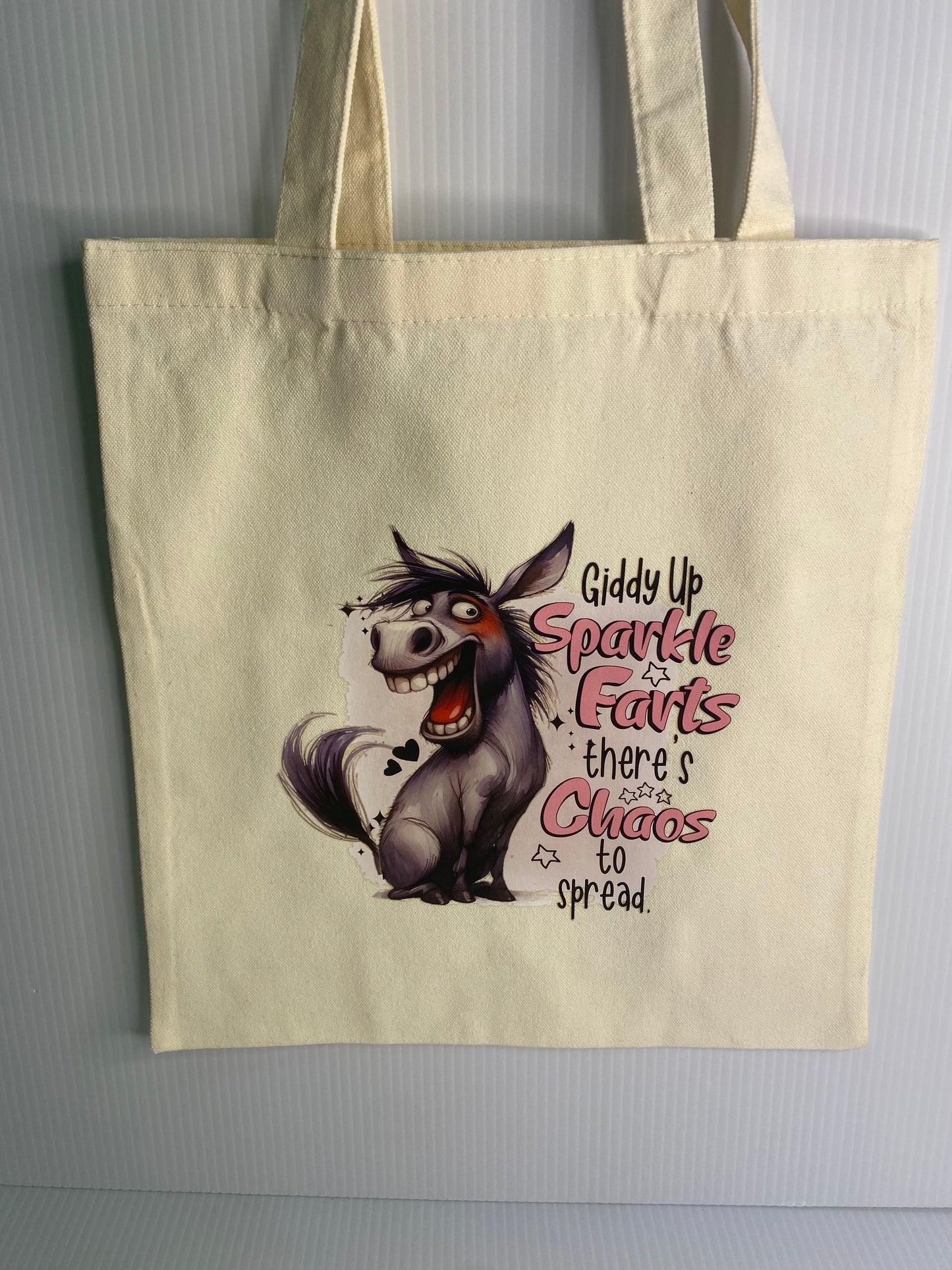 Tote Bag - Sublimated Design, Giddy UP