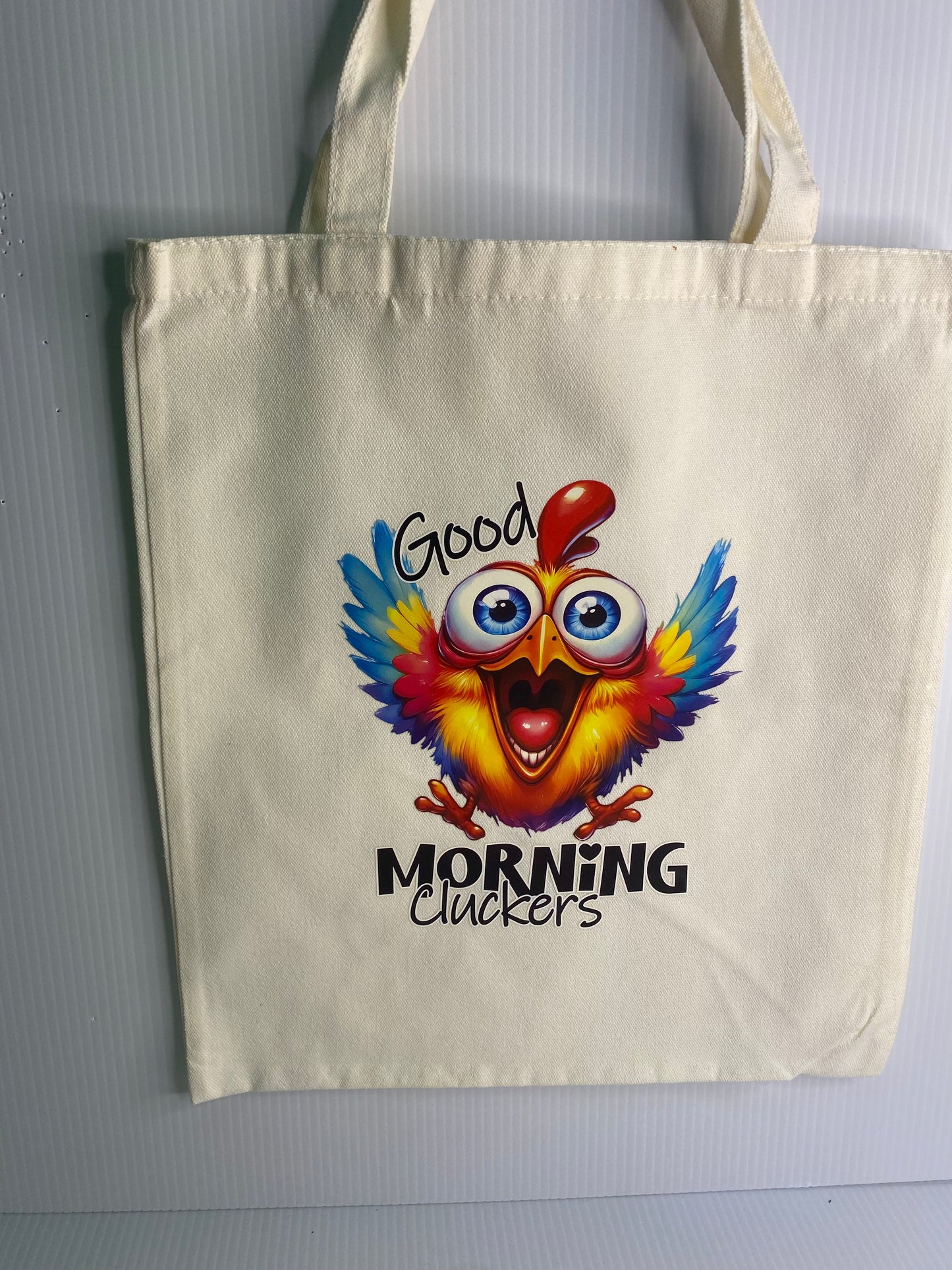 Tote Bag - Sublimated Design,Good Morning Cluckers
