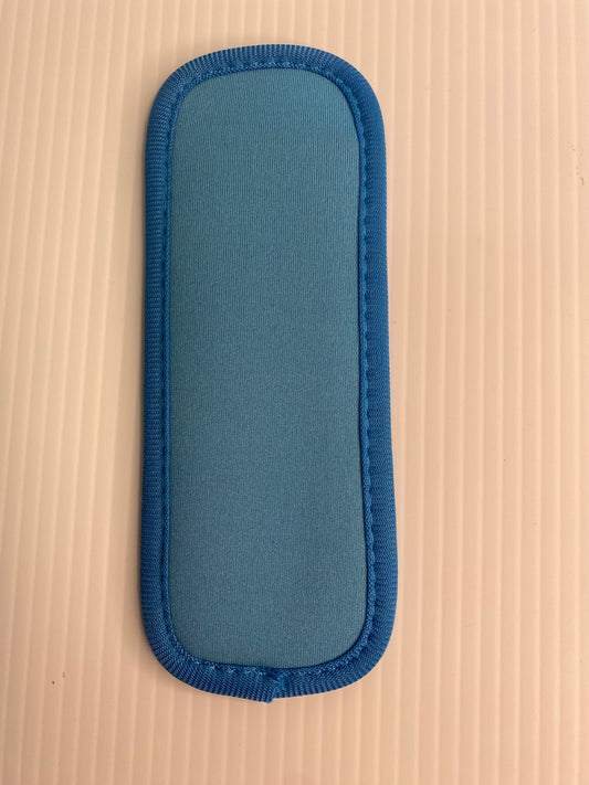 REUSABLE ICY POLE HOLDER, Patterned Ice Pop Covers, Hippo in Floatie