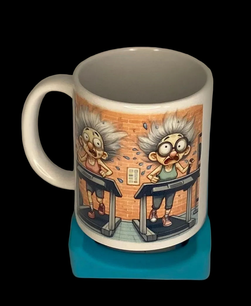 Coffee Cup - Ladies on Treadmill