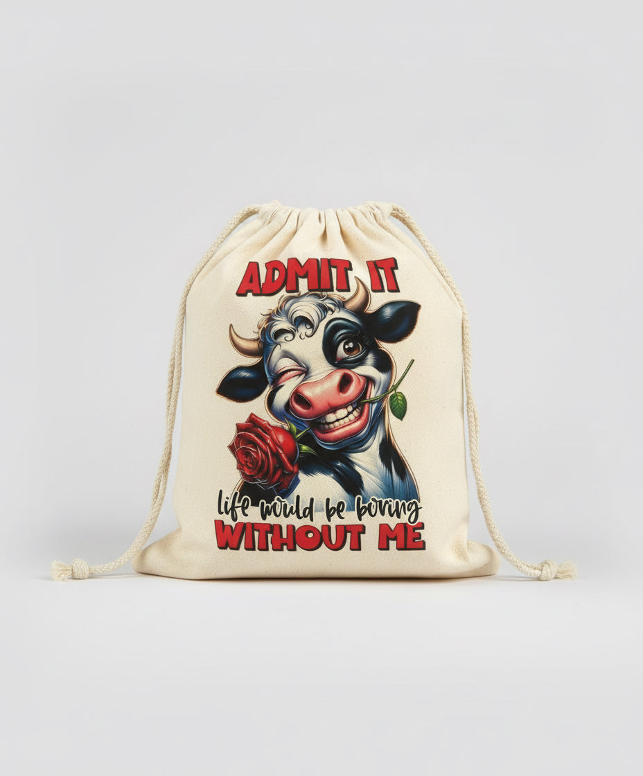 Small Pouch - Sublimated Design, Admit It