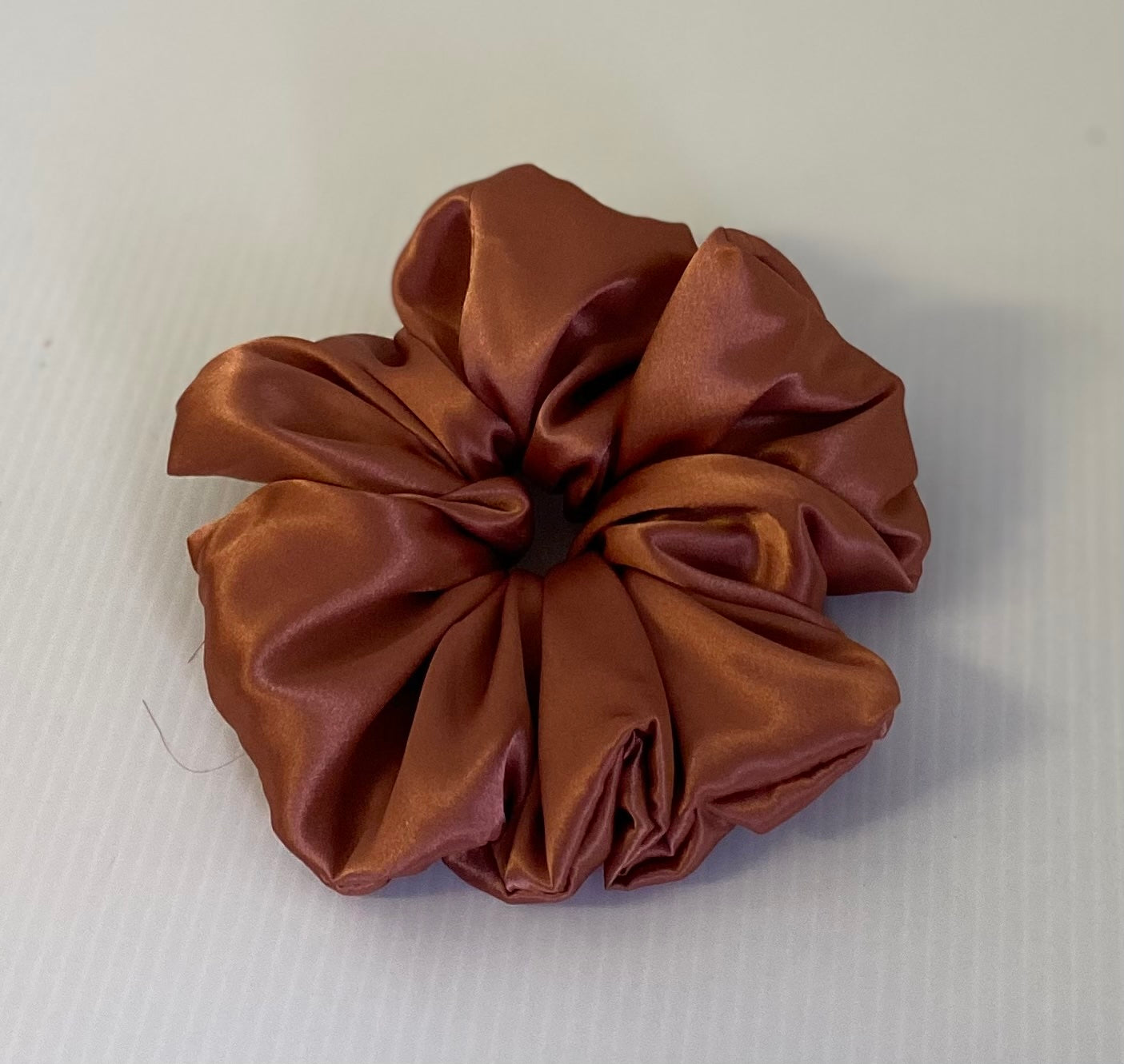Hair Scrunchies XXL -Bronze Satin