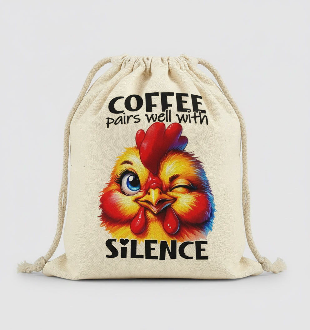 Small Pouch - Sublimated Design, Silence