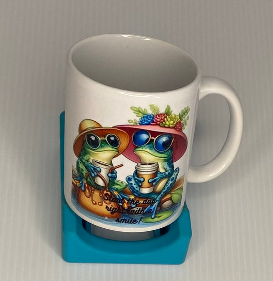 Coffee Cup -Two Lady Frogs