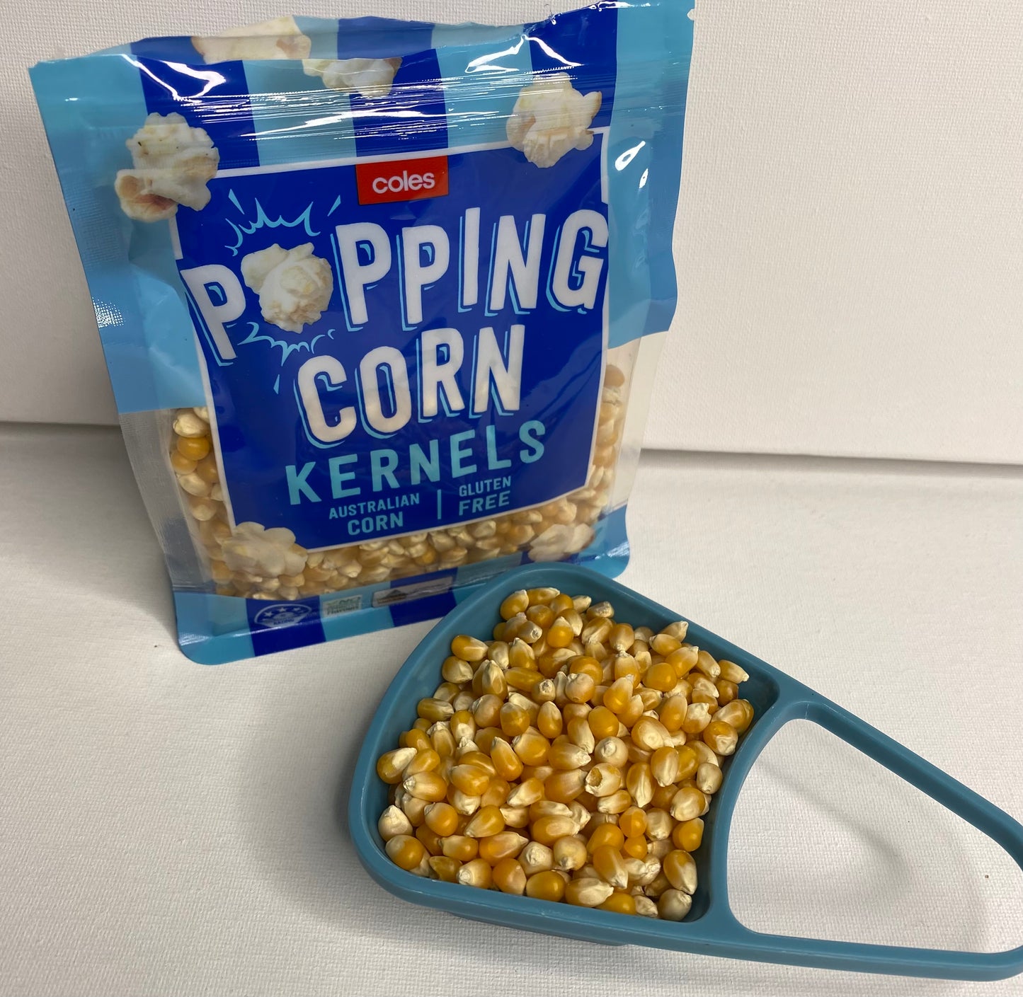 Microwave Popcorn Bag use 1/2 cup kernels