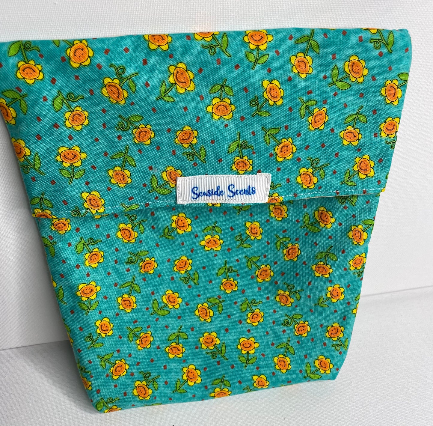 Microwave Popcorn Bag Fabric Flowers