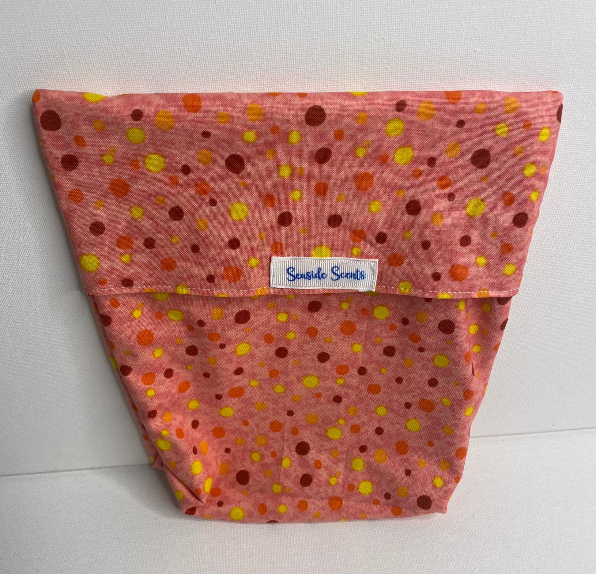 Microwave Popcorn Bag Fabric Dots