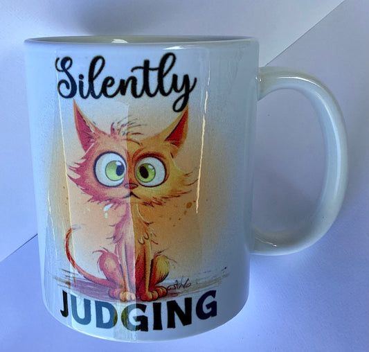 Coffee Cup - Silently Judging