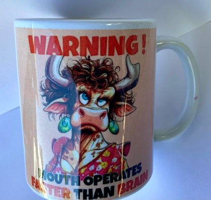 Coffee Cup - Warning My Mouth Operates