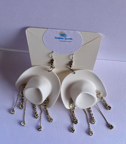 Earrings - Cowboy Hat