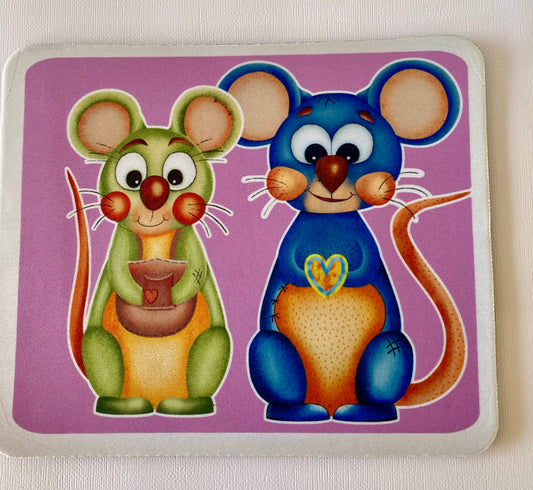 Two Mice Mouse Pad