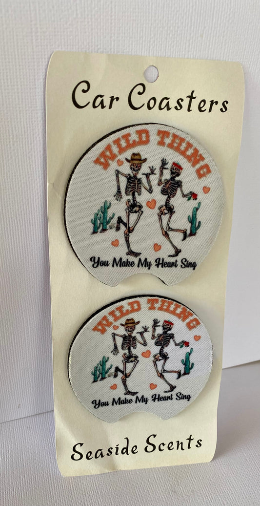 Wild Thing Car Coasters