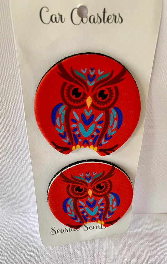 Owl Car Coasters