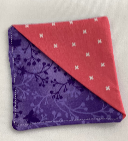 Fabric Bookmarks - Pink & White Spot