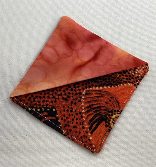 Fabric Bookmarks - Orange