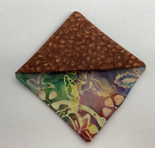 Fabric Bookmarks - Brown