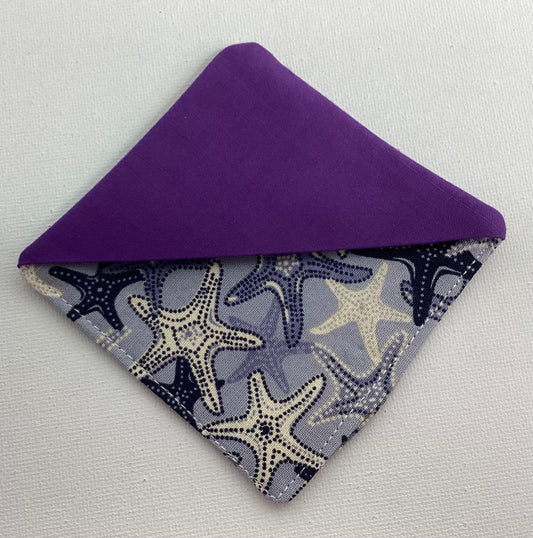 Fabric Bookmarks - Seashells