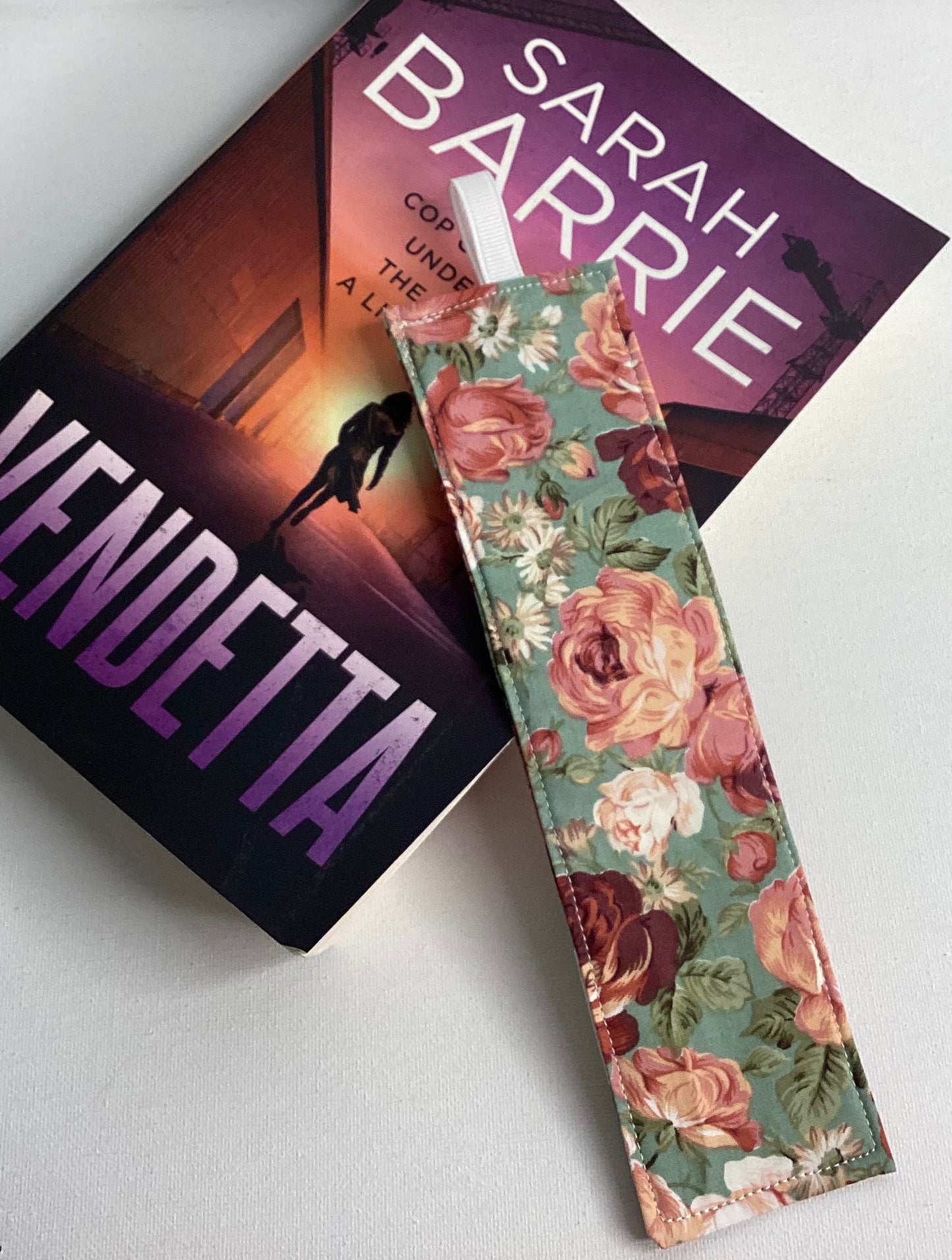 Fabric Bookmarks Roses