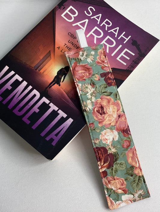 Fabric Bookmarks Roses